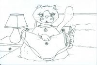 Cat in a designer bag